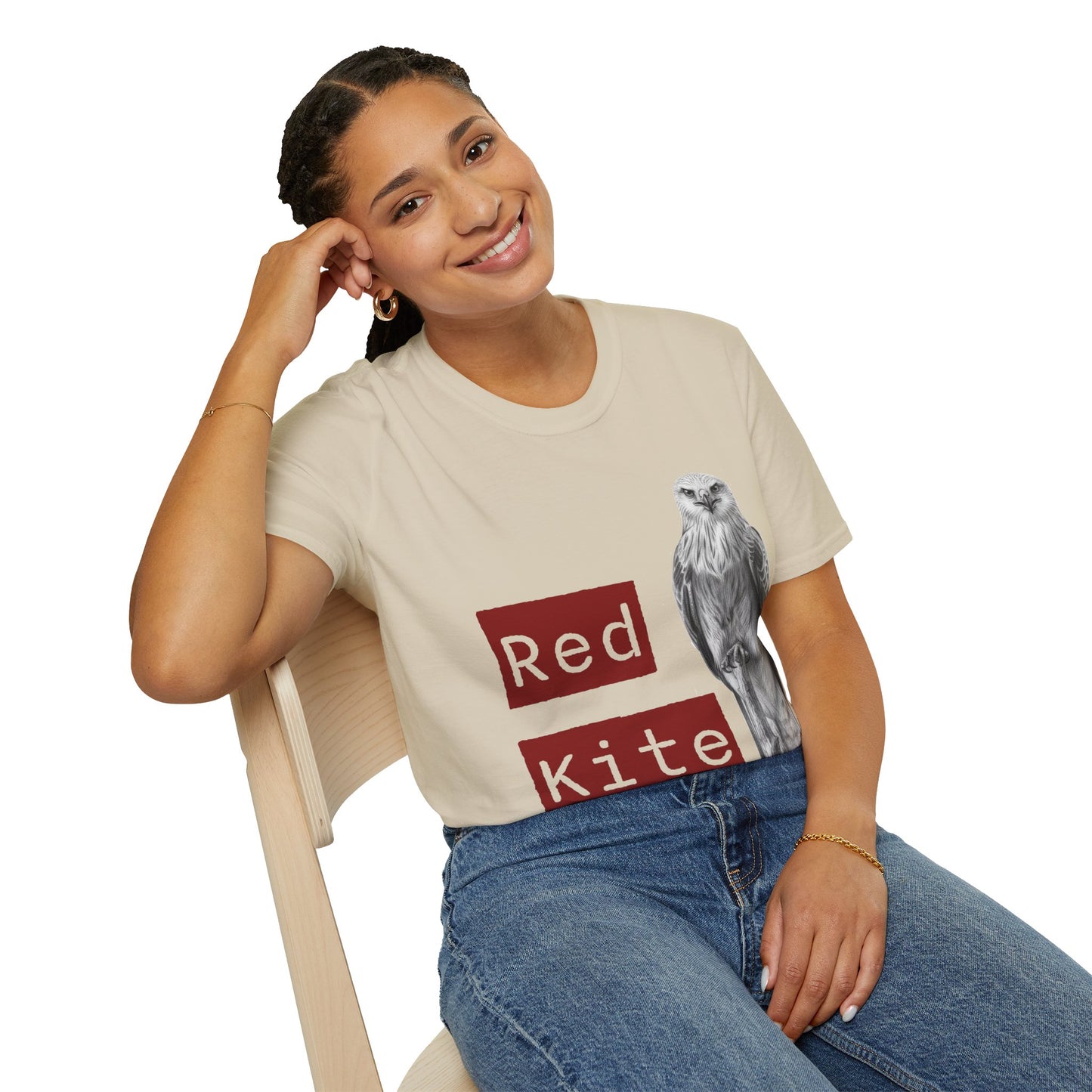 Red Kite Unisex T-Shirt, Bird Lover Gift, Nature Enthusiast Tee, Wildlife Apparel, Eco-Friendly Fashion, Casual Style