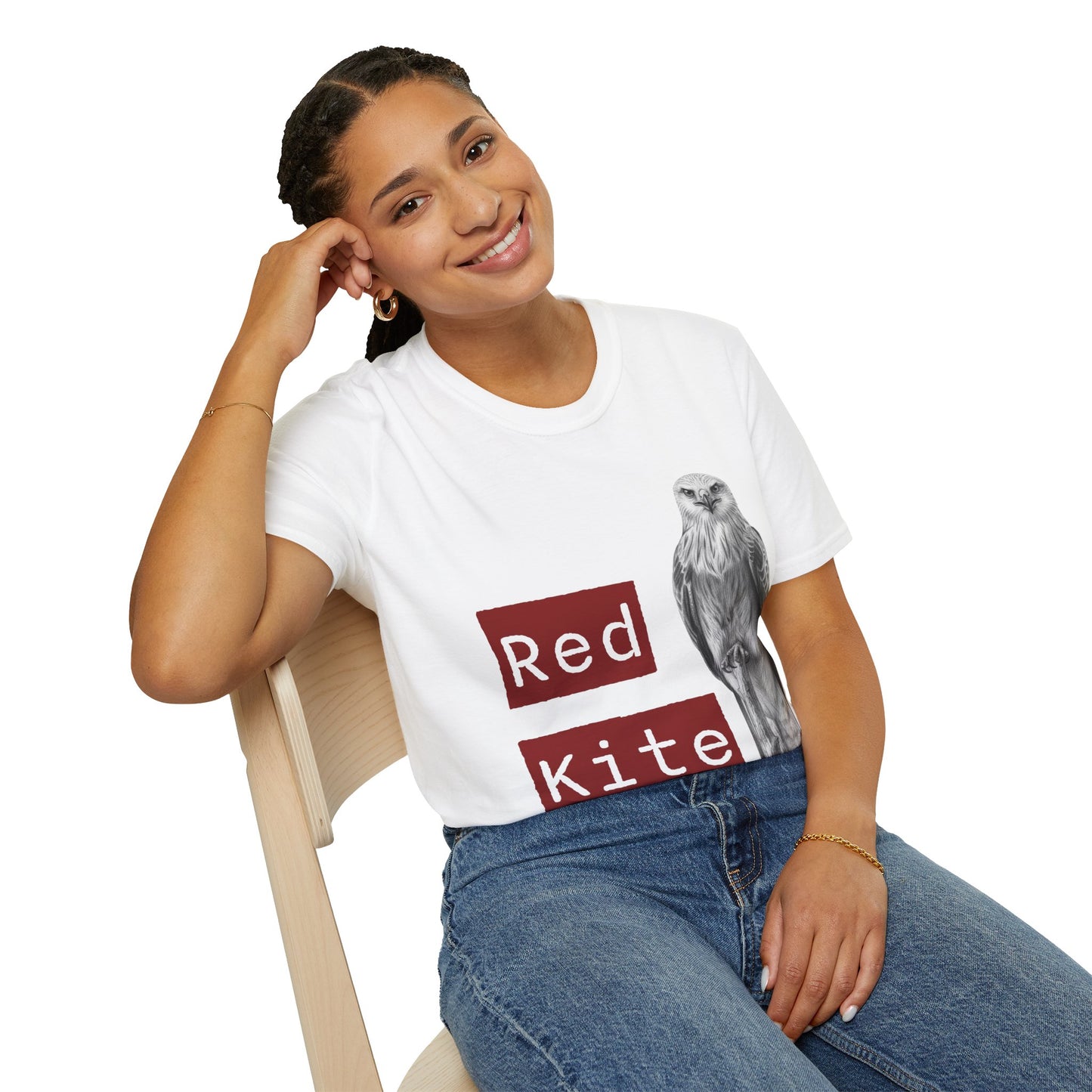 Red Kite Unisex T-Shirt, Bird Lover Gift, Nature Enthusiast Tee, Wildlife Apparel, Eco-Friendly Fashion, Casual Style