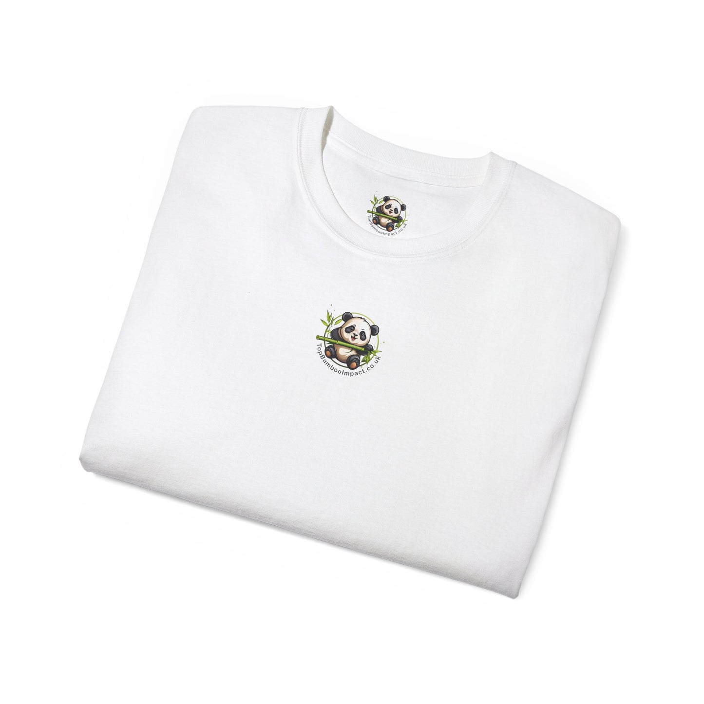 TopBambooImpact Panda Tee, Unisex T-Shirt, Animal Lover Gift, Casual Wear, Eco-Friendly Apparel.
