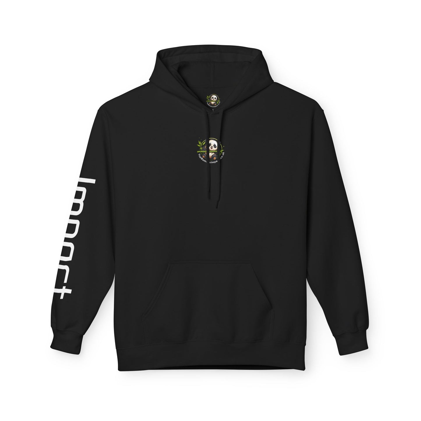 Panda Fleece Hoodie - Cozy Unisex Pullover, Perfect Gift for Animal Lovers, Eco-Friendly Apparel.