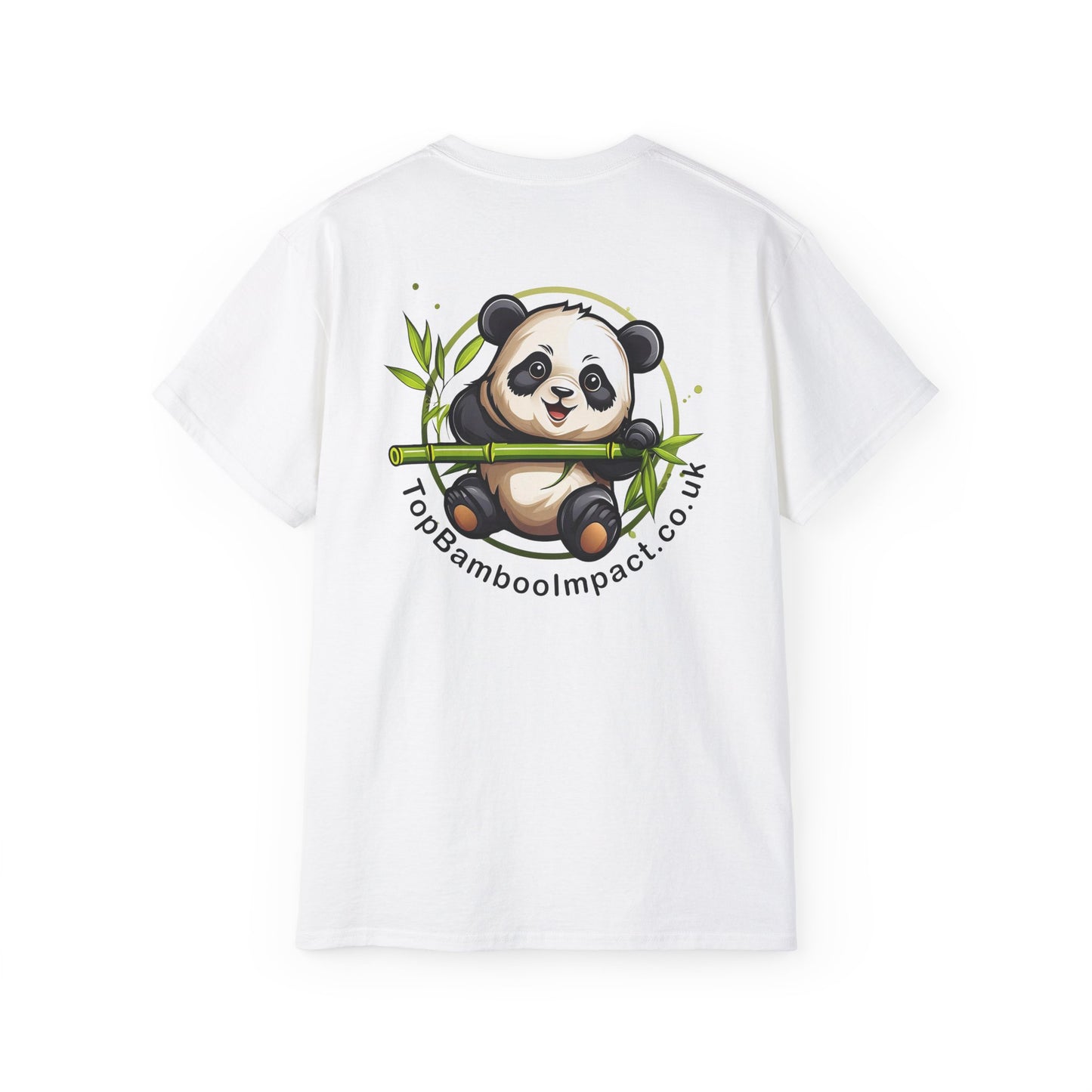 TopBambooImpact Panda Tee, Unisex T-Shirt, Animal Lover Gift, Casual Wear, Eco-Friendly Apparel.