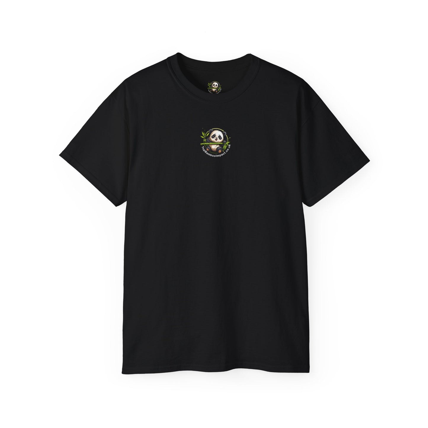 TopBambooImpact Panda Tee, Unisex T-Shirt, Animal Lover Gift, Casual Wear, Eco-Friendly Apparel.