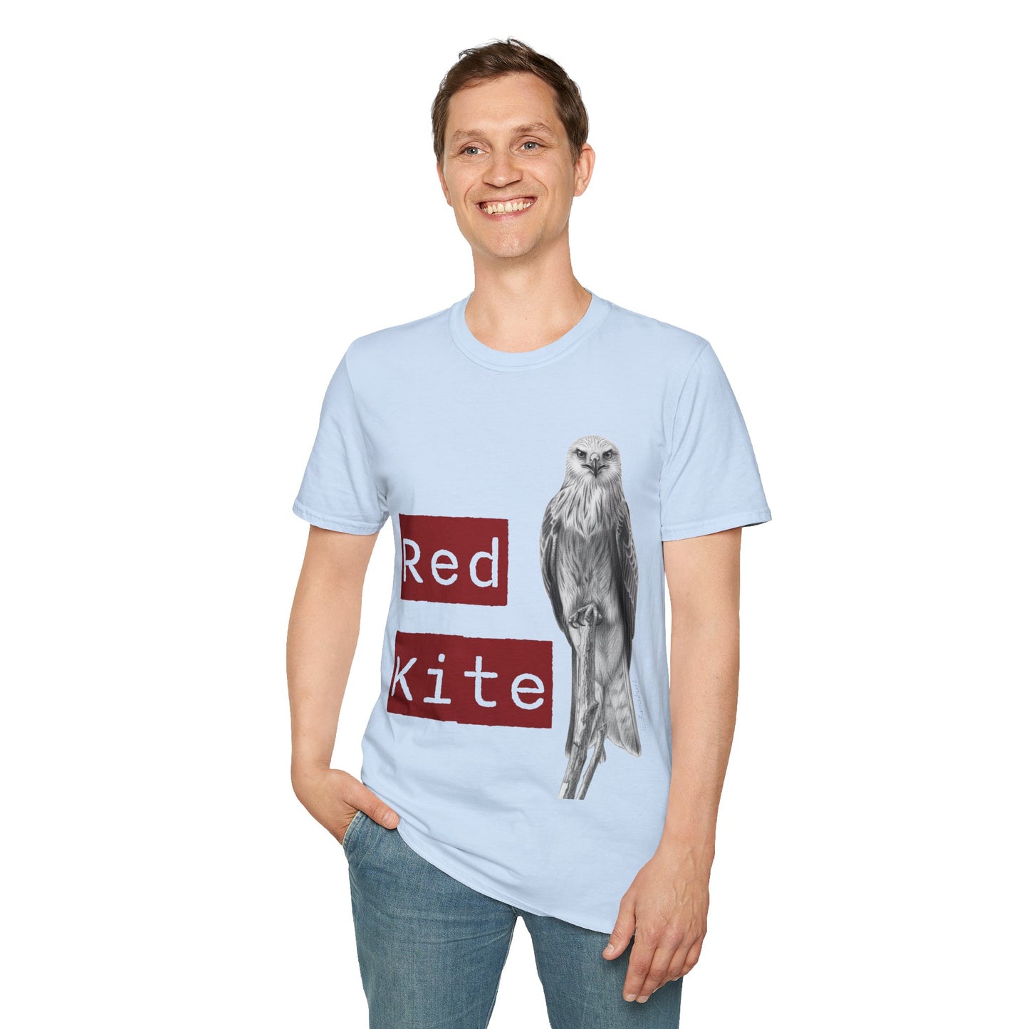 Red Kite Unisex T-Shirt, Bird Lover Gift, Nature Enthusiast Tee, Wildlife Apparel, Eco-Friendly Fashion, Casual Style