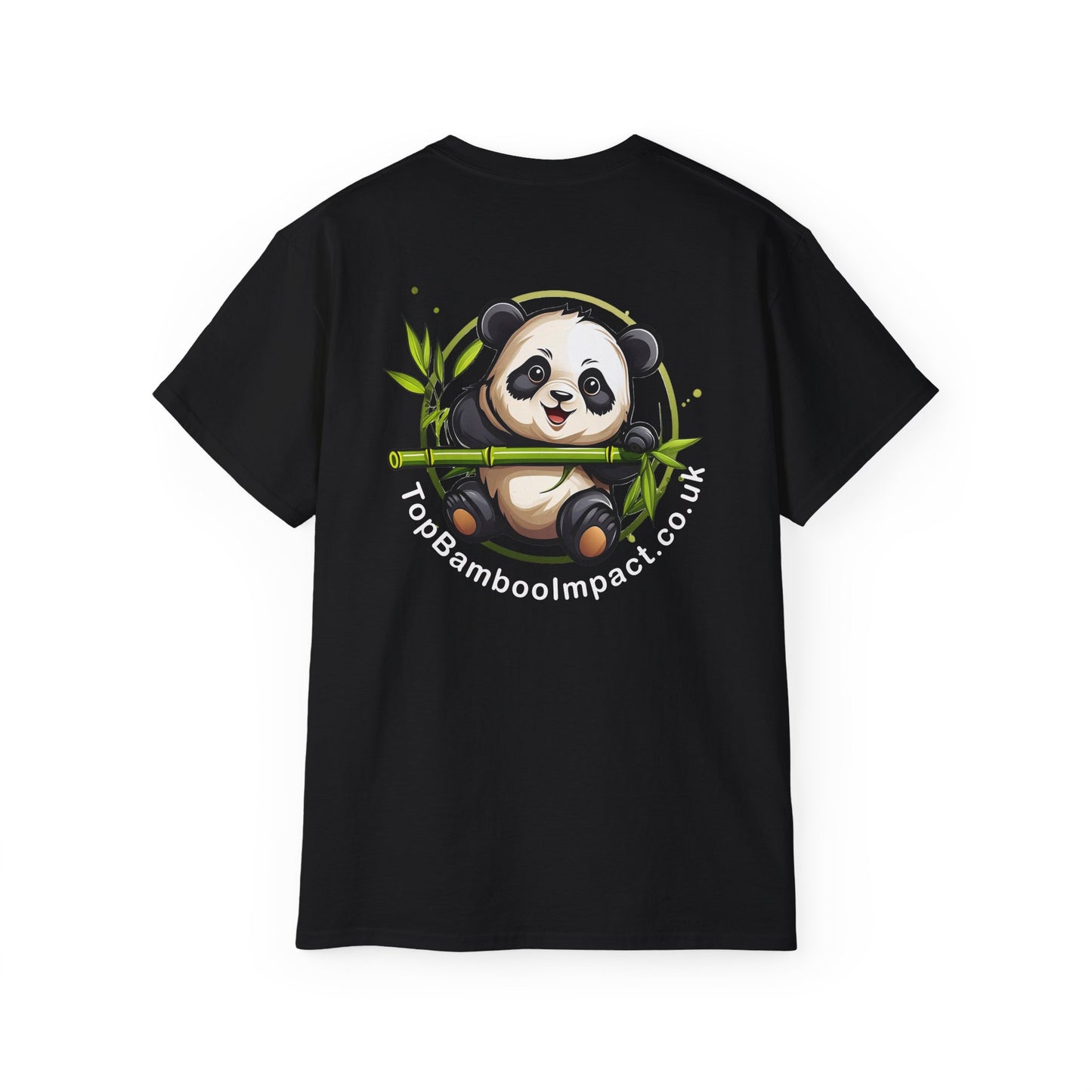 TopBambooImpact Panda Tee, Unisex T-Shirt, Animal Lover Gift, Casual Wear, Eco-Friendly Apparel.