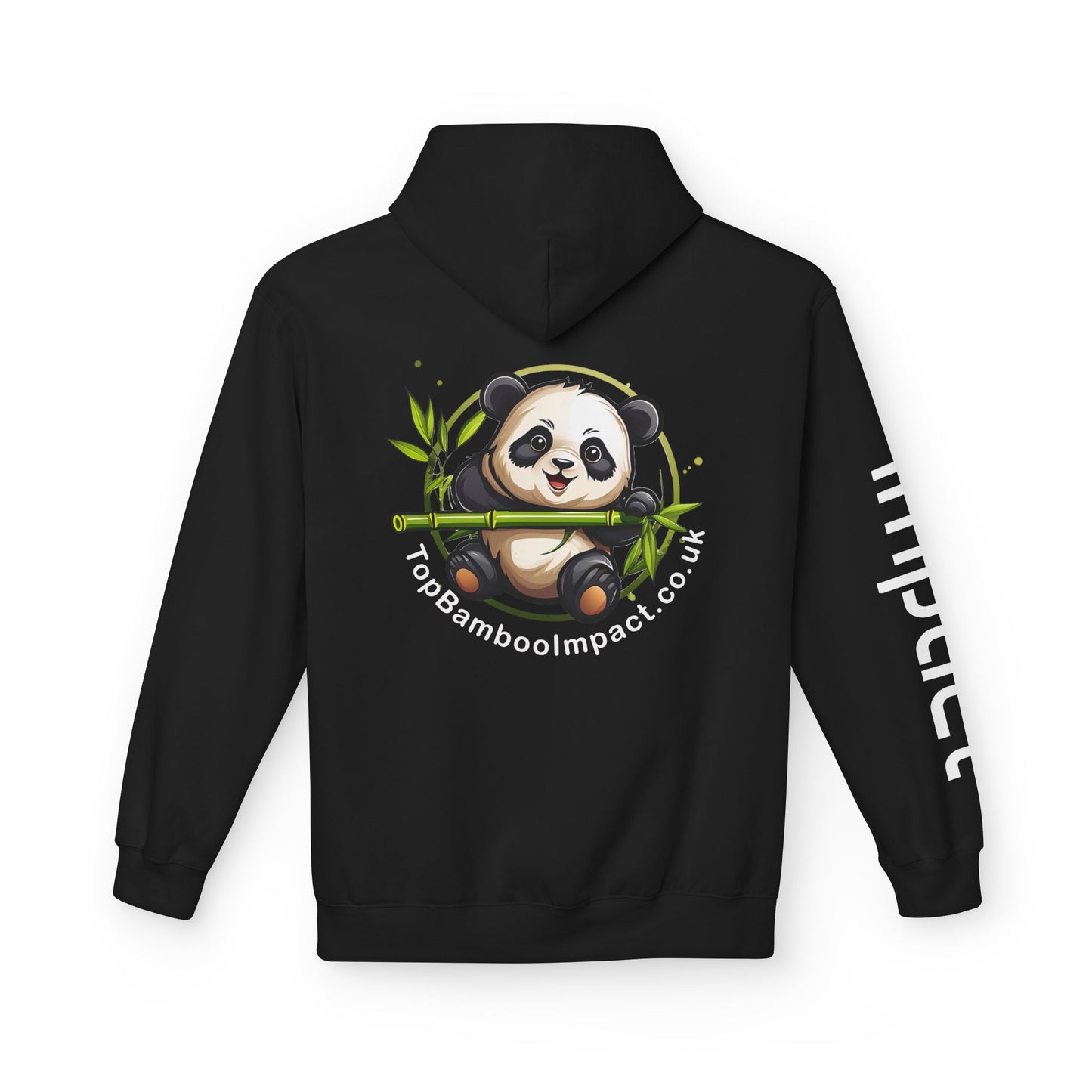 Panda Fleece Hoodie - Cozy Unisex Pullover, Perfect Gift for Animal Lovers, Eco-Friendly Apparel.