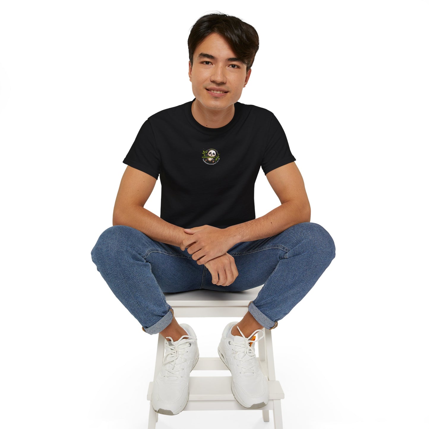 TopBambooImpact Panda Tee, Unisex T-Shirt, Animal Lover Gift, Casual Wear, Eco-Friendly Apparel.
