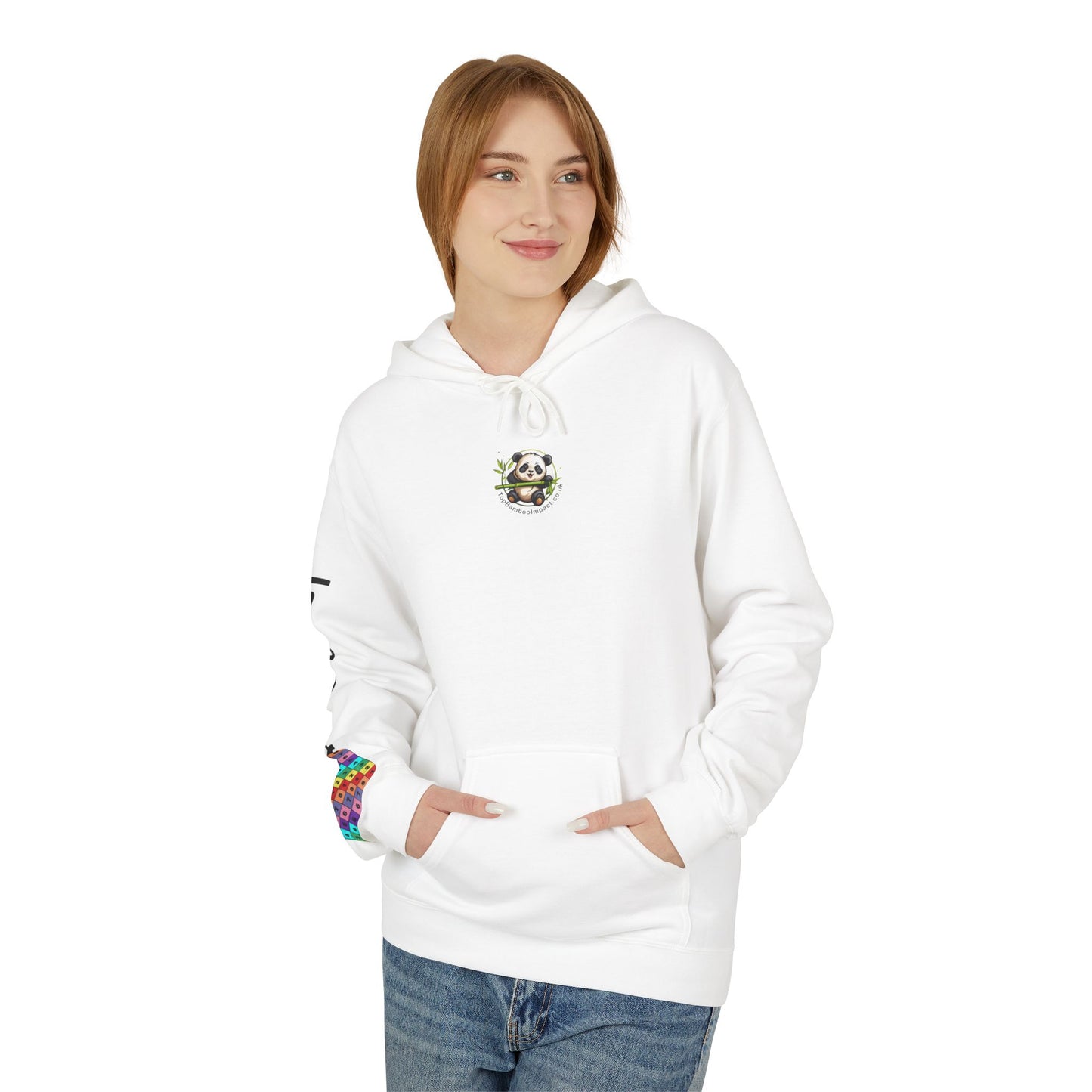 Panda Fleece Hoodie - Cozy Unisex Pullover, Perfect Gift for Animal Lovers, Eco-Friendly Apparel.