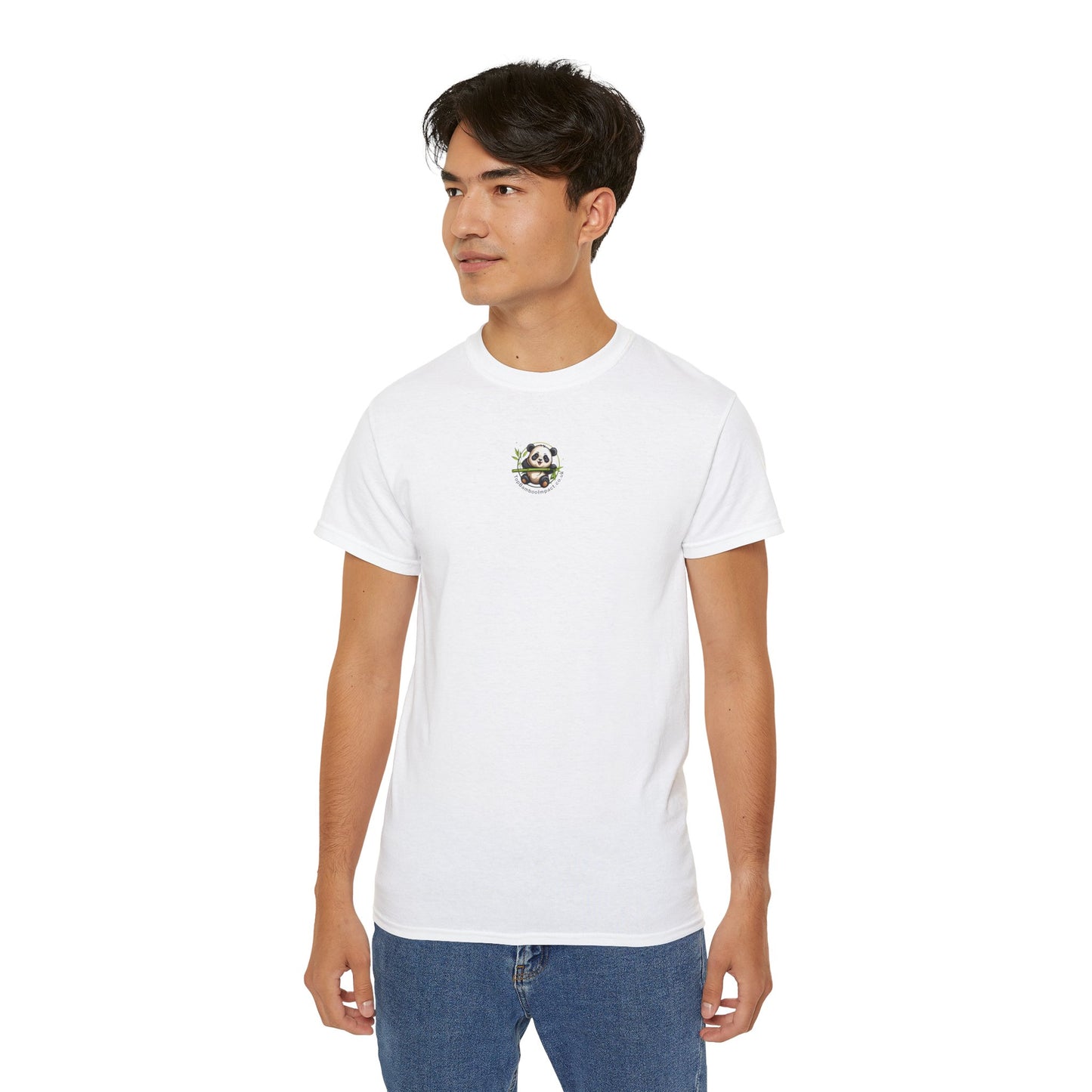TopBambooImpact Panda Tee, Unisex T-Shirt, Animal Lover Gift, Casual Wear, Eco-Friendly Apparel.