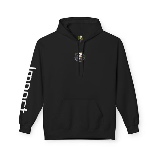Panda Fleece Hoodie - Cozy Unisex Pullover, Perfect Gift for Animal Lovers, Eco-Friendly Apparel.