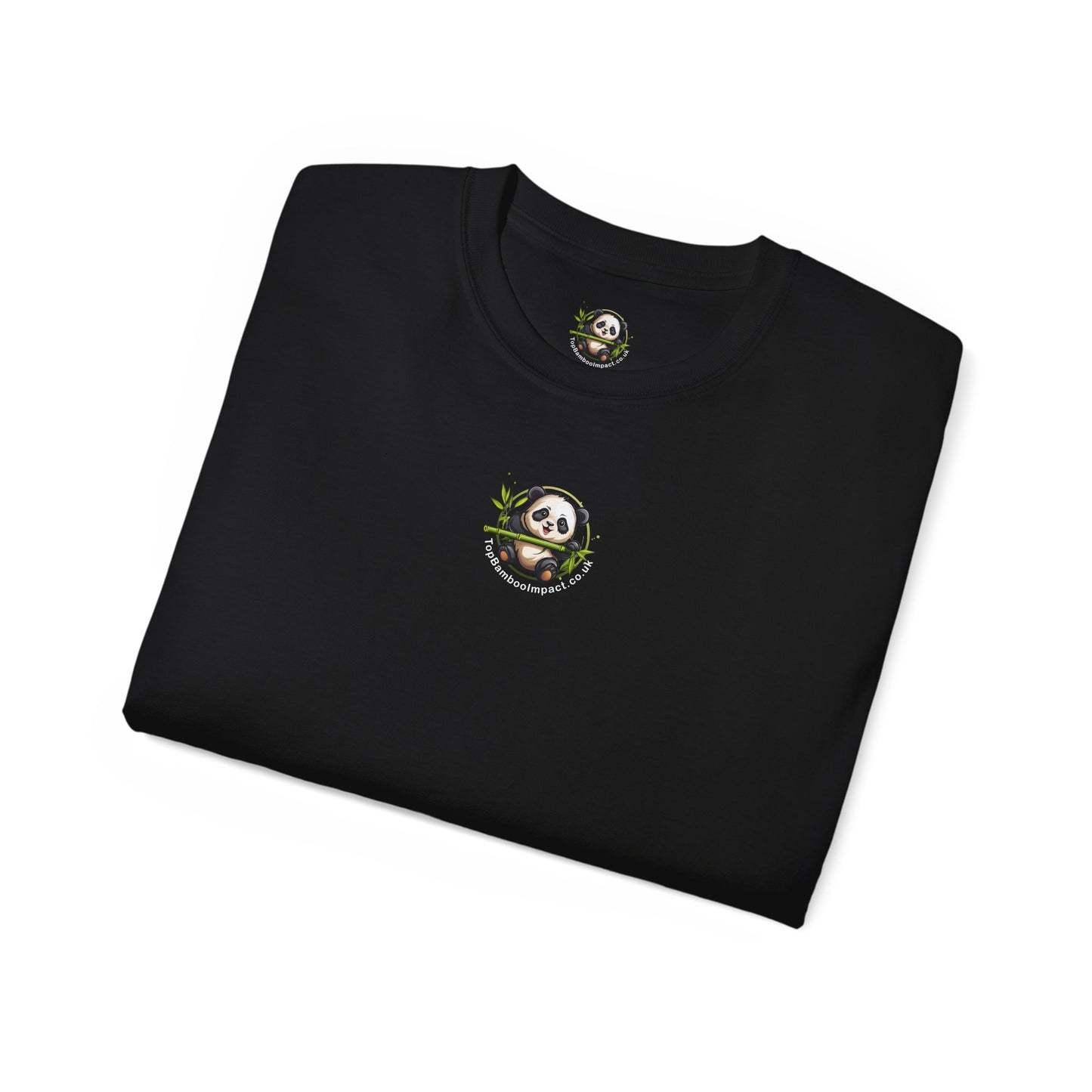 TopBambooImpact Panda Tee, Unisex T-Shirt, Animal Lover Gift, Casual Wear, Eco-Friendly Apparel.