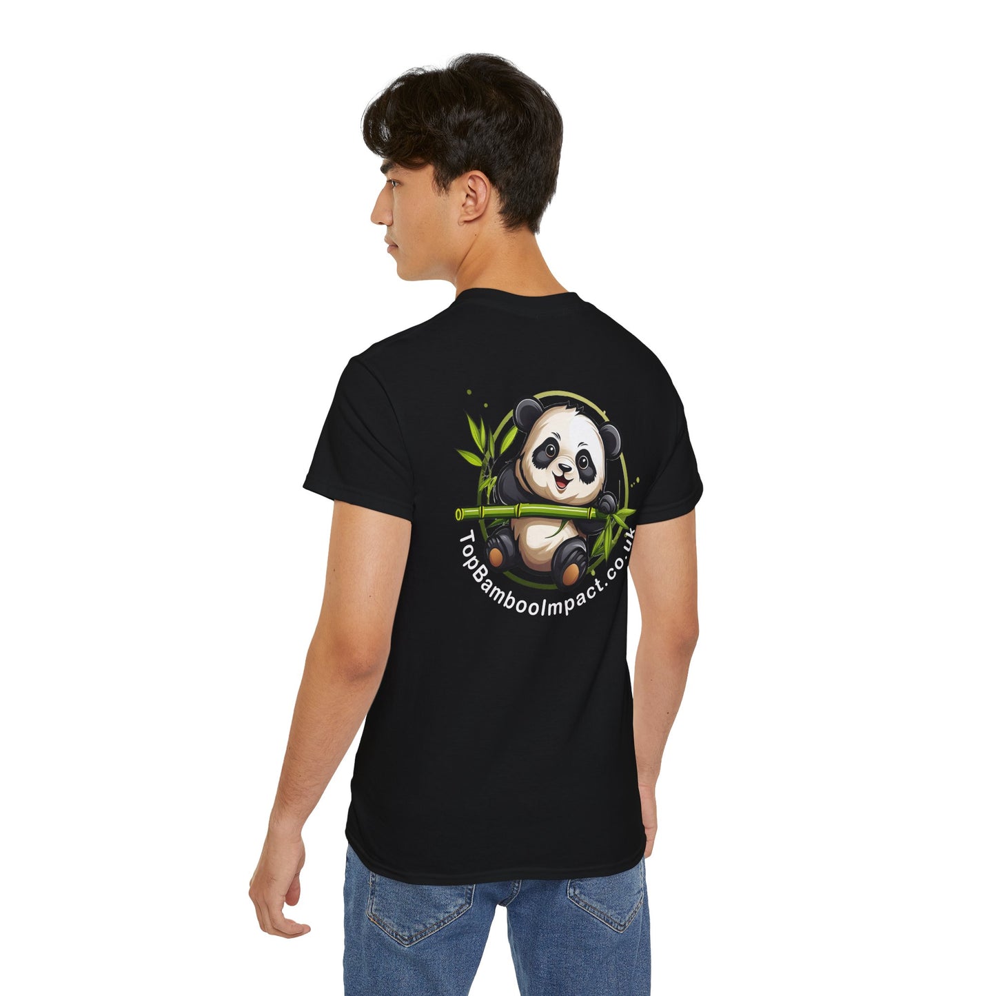 TopBambooImpact Panda Tee, Unisex T-Shirt, Animal Lover Gift, Casual Wear, Eco-Friendly Apparel.