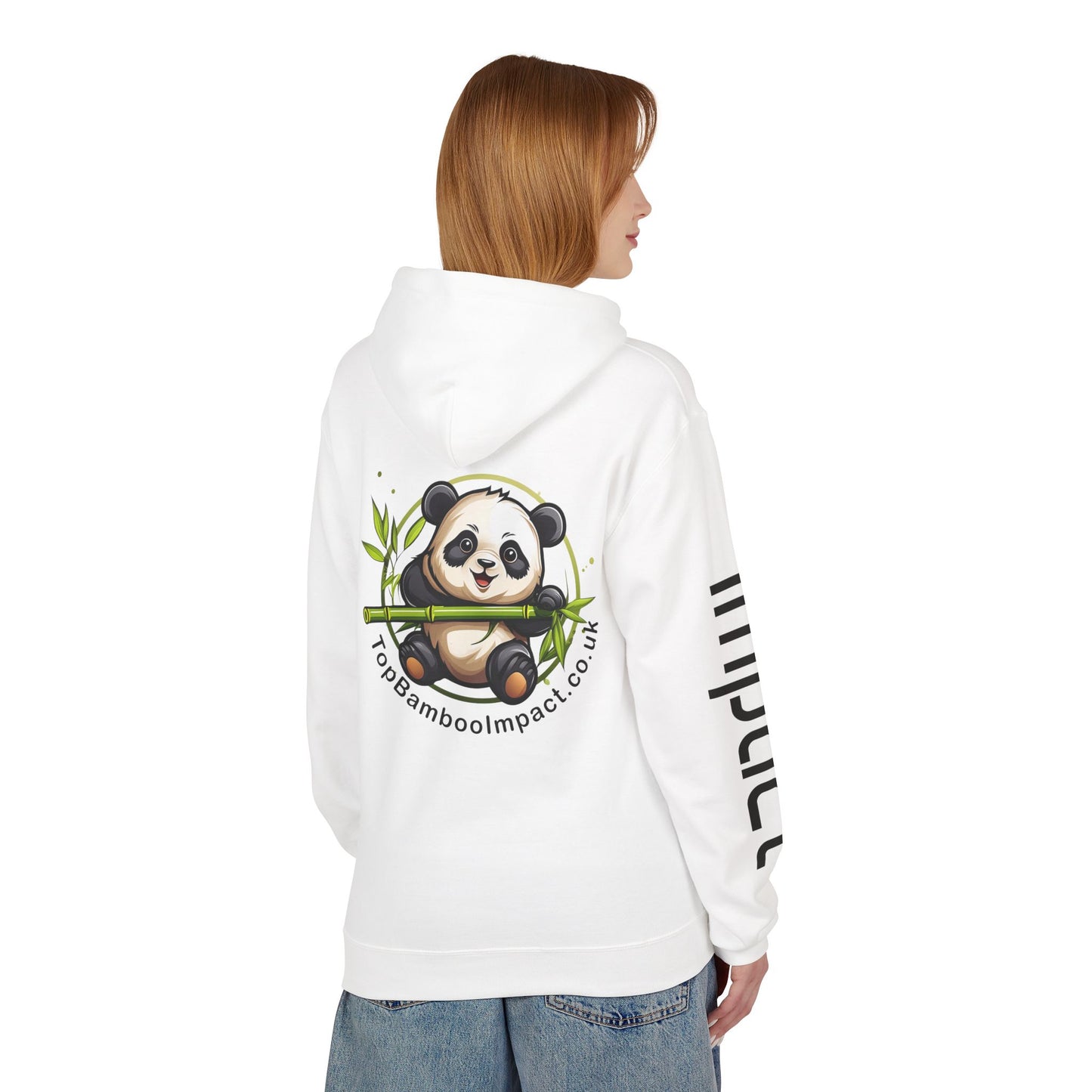 Panda Fleece Hoodie - Cozy Unisex Pullover, Perfect Gift for Animal Lovers, Eco-Friendly Apparel.