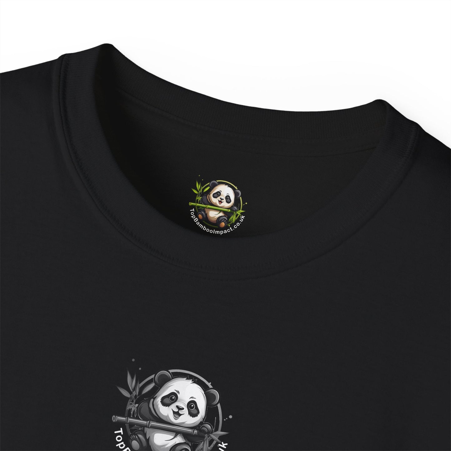 Panda Colour Explosion Tee, Large Panda Image on Rear of Tee, Unisex T-Shirt, Animal Lover Gift, Casual Wear, Eco-Friendly Apparel.