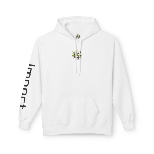 Panda Fleece Hoodie - Cozy Unisex Pullover, Perfect Gift for Animal Lovers, Eco-Friendly Apparel.